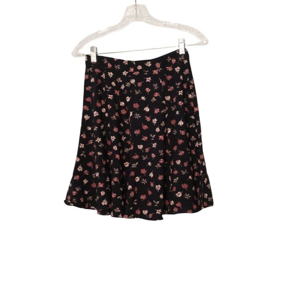 Vintage Flirty Floral Mini Skirt, Size 7 Skirt, Button Up Skirt, Byer California - Picture 3 of 8